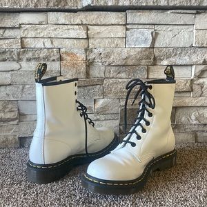 White Dr. Martens